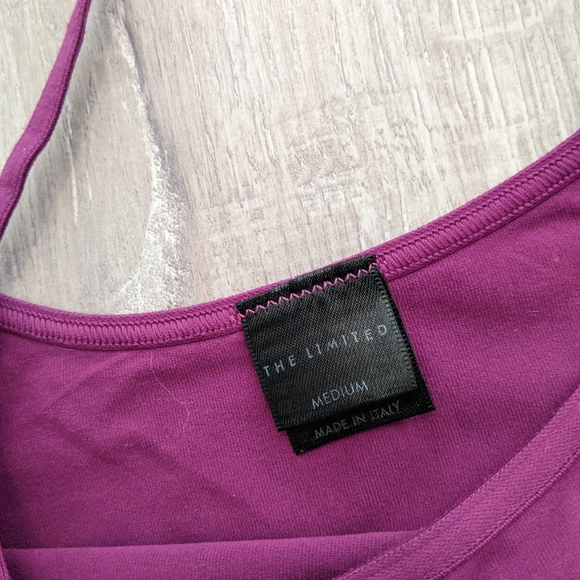 The Limited Purple Spaghetti Strap Tank Top Size Medium - Picture 3 of 3